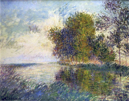  Gustave Loiseau The Normandy River - Canvas Print