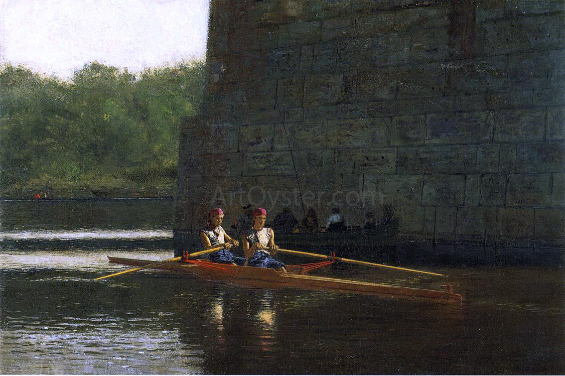  Thomas Eakins The Oarsmen (also known as The Schreiber Brothers) - Canvas Print