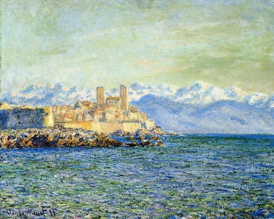  Claude Oscar Monet The Old Fort at Antibes (also known as The Fort of Antibes) - Canvas Print