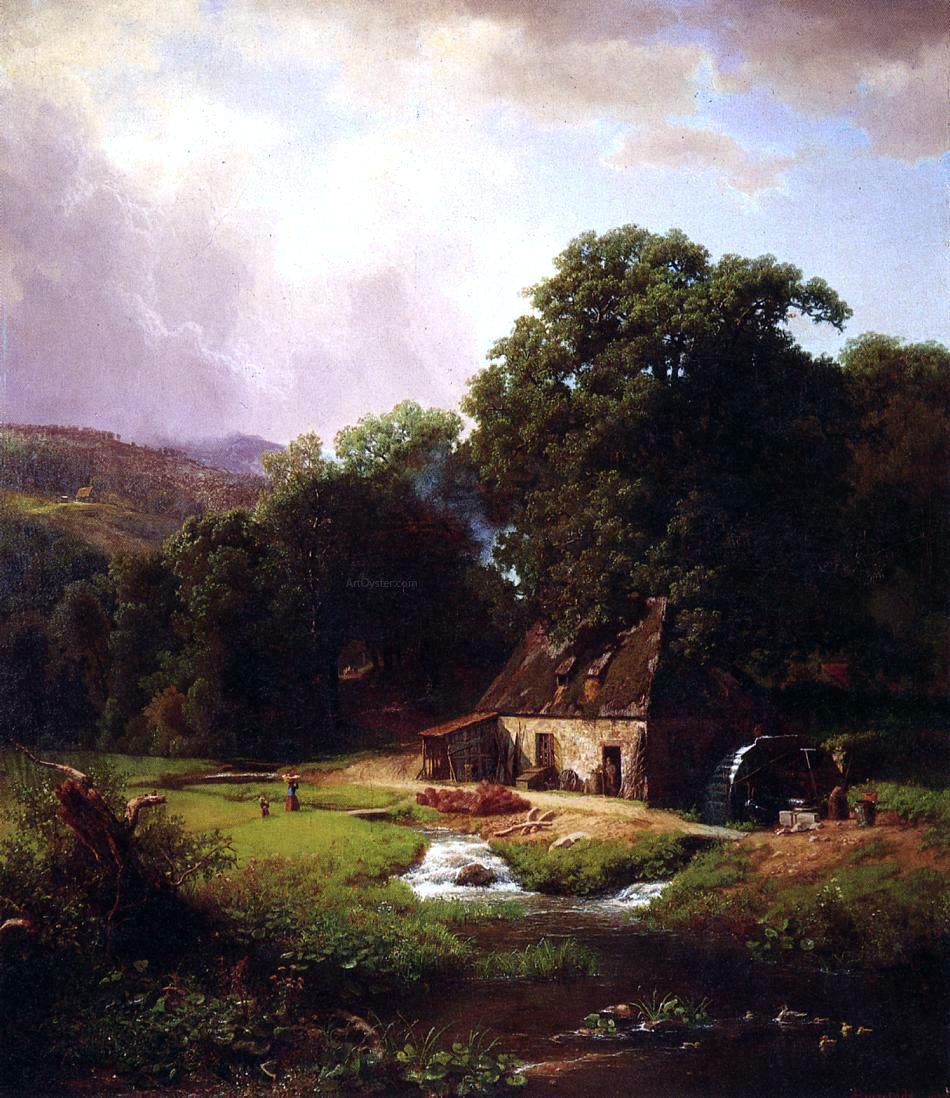  Albert Bierstadt The Old Mill - Canvas Print