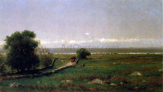  Thomas Worthington Whittredge The Old Road to the Sea (also known as Harvest of Seaweed) - Canvas Print