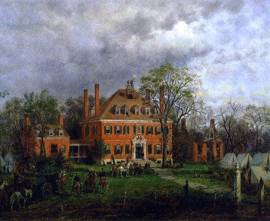  Edward Lamson Henry The Old Westover House - Canvas Print