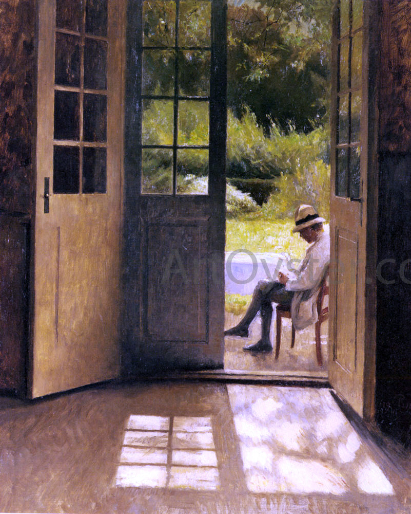  Peter Vilhelm Ilsted The Open Door - Canvas Print