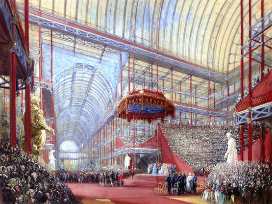  Joseph Nash The Opening of the Crystal Palace, Sydenham, by Queen Victoria on 10th June 1854 - Canvas Print