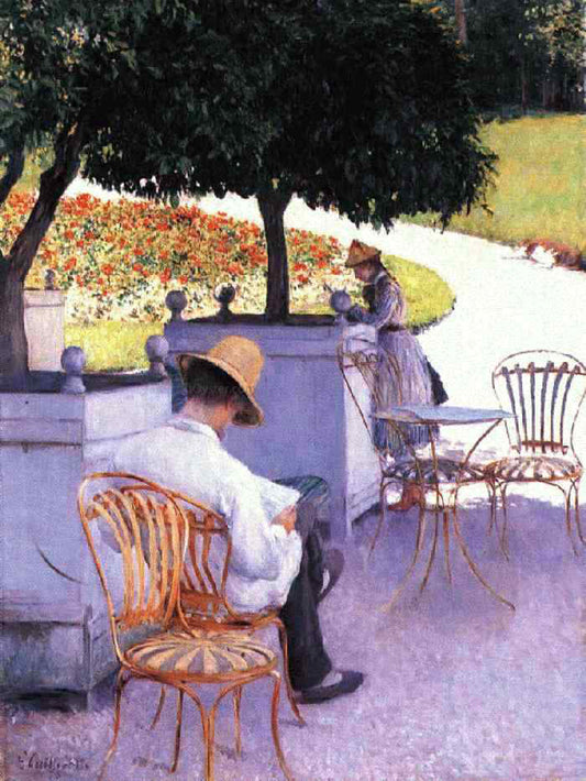  Gustave Caillebotte The Orange Trees - Canvas Print