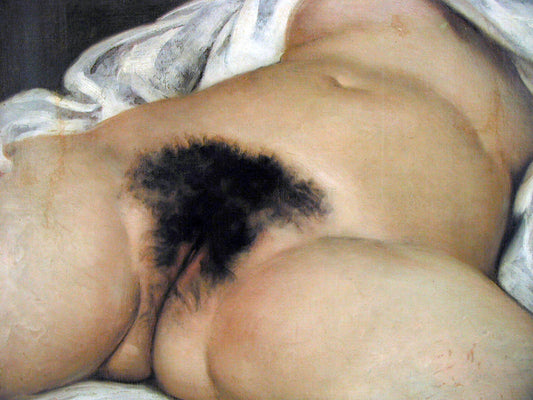  Gustave Courbet The origin of the world - Canvas Print