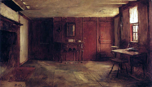 Eastman Johnson The Other Side of Susan Ray's Kitchen - Nantucket - Canvas Print