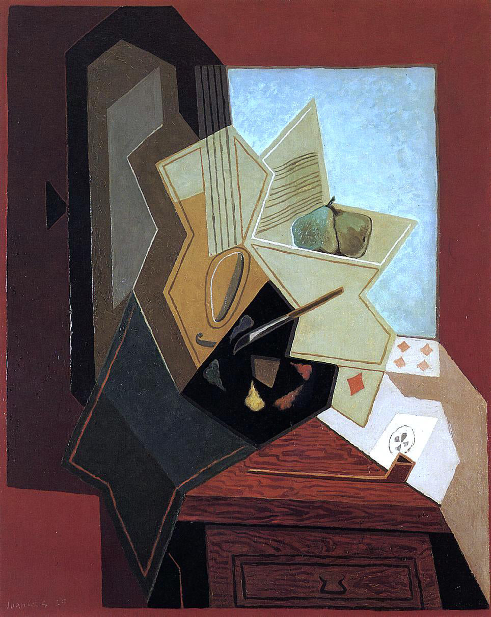  Juan Gris The Painter's Window - Canvas Print