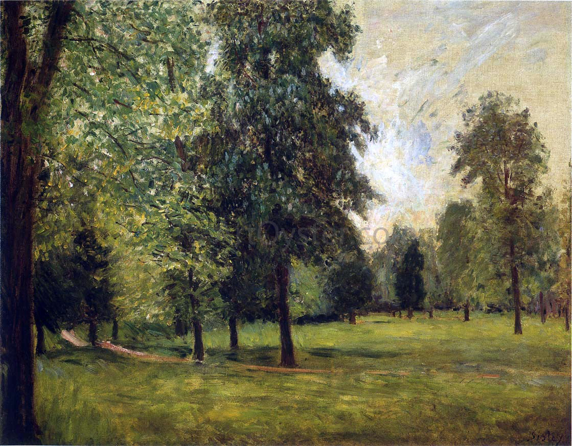  Alfred Sisley The Park at Sevres - Canvas Print