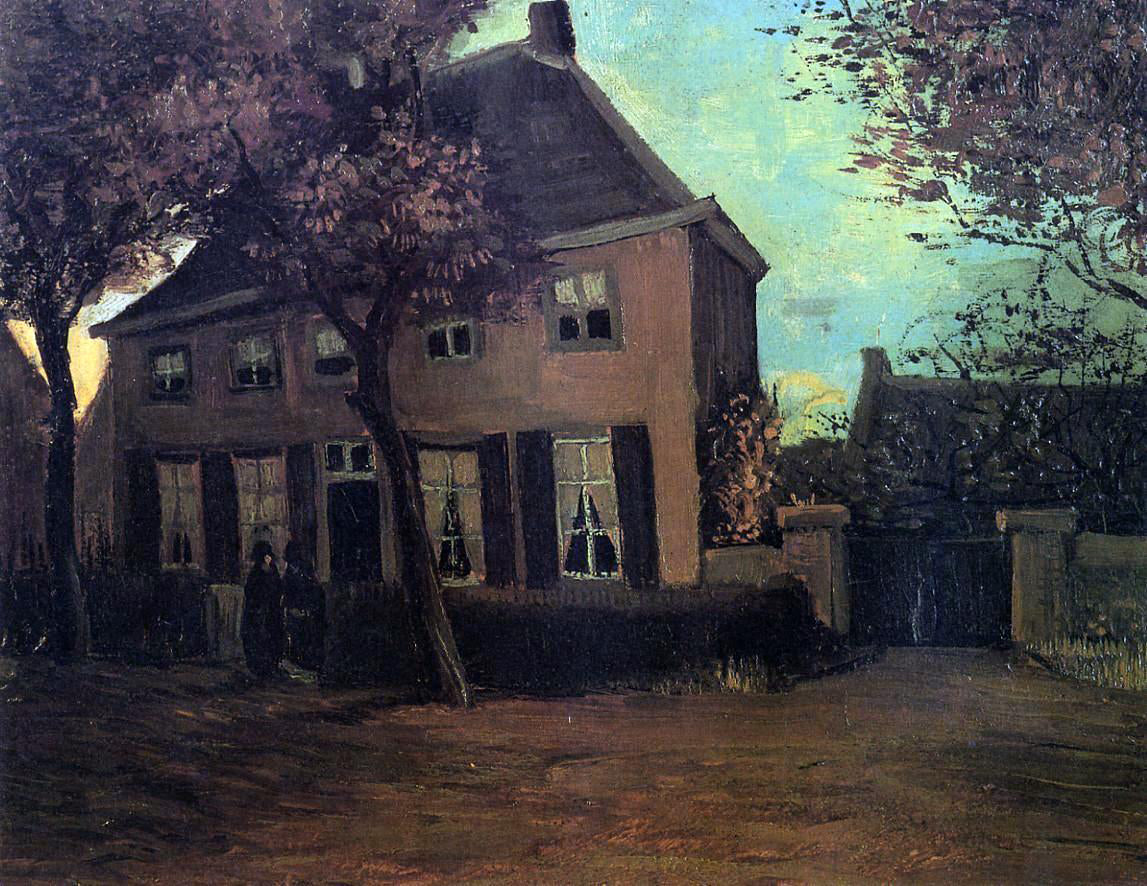  Vincent Van Gogh The Parsonage at Nuenen - Canvas Print