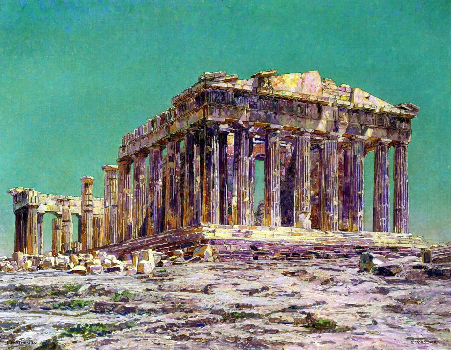  Charles Gifford Dyer The Parthenon - Canvas Print