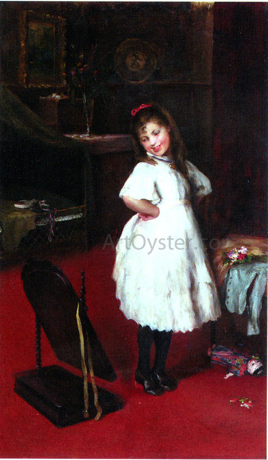  Artur Lajos Halmi The Party Dress - Canvas Print