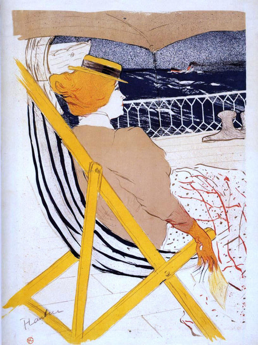  Henri De Toulouse-Lautrec The Passenger in Cabin 54 (also known as The Cruise) - Canvas Print