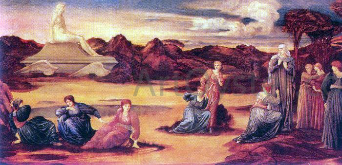  Sir Edward Burne-Jones The Passing of Venus - Canvas Print