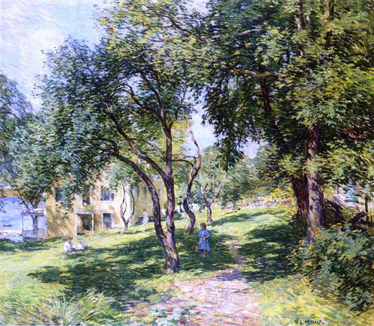  Willard Leroy Metcalf The Path - Canvas Print