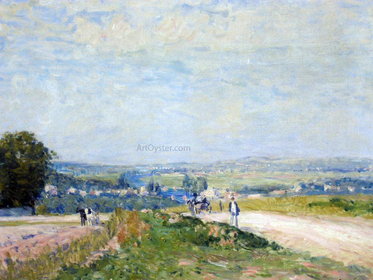  Alfred Sisley The Path to Montbuisson - Canvas Print