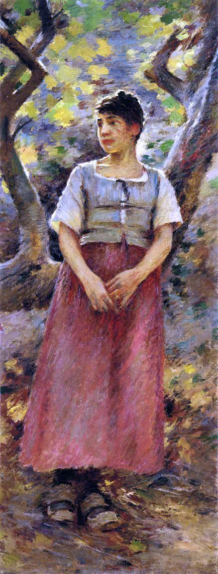  Theodore Robinson The Peasant Girl - Canvas Print