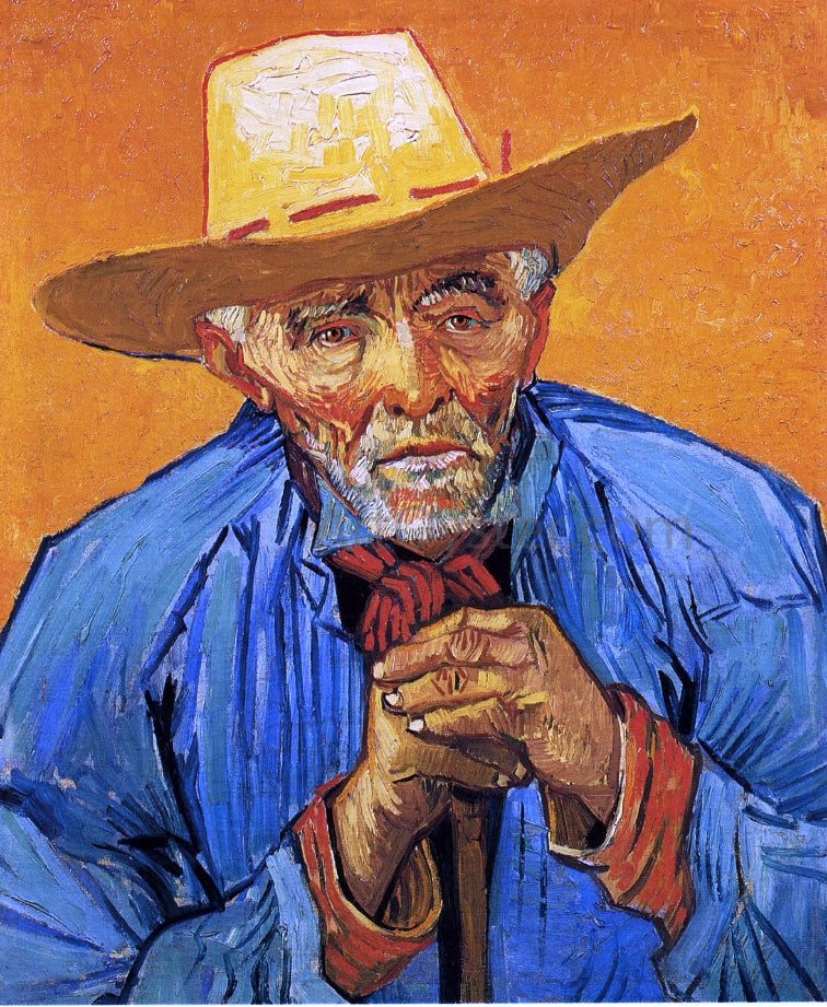  Vincent Van Gogh A Peasant, Portrait of Patience Escalier - Canvas Print