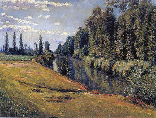  Gustave Caillebotte The Petit Bras of the Seine - Canvas Print