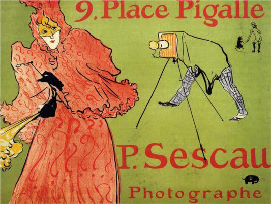  Henri De Toulouse-Lautrec The Photagrapher Sescau - Canvas Print