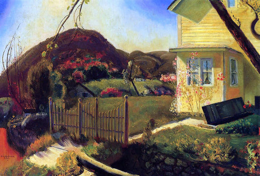  George Wesley Bellows A Picket Fence - Canvas Print