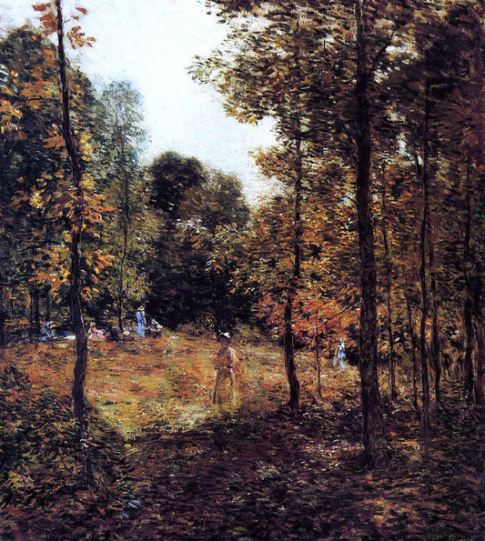  Willard Leroy Metcalf The Picnic - Canvas Print