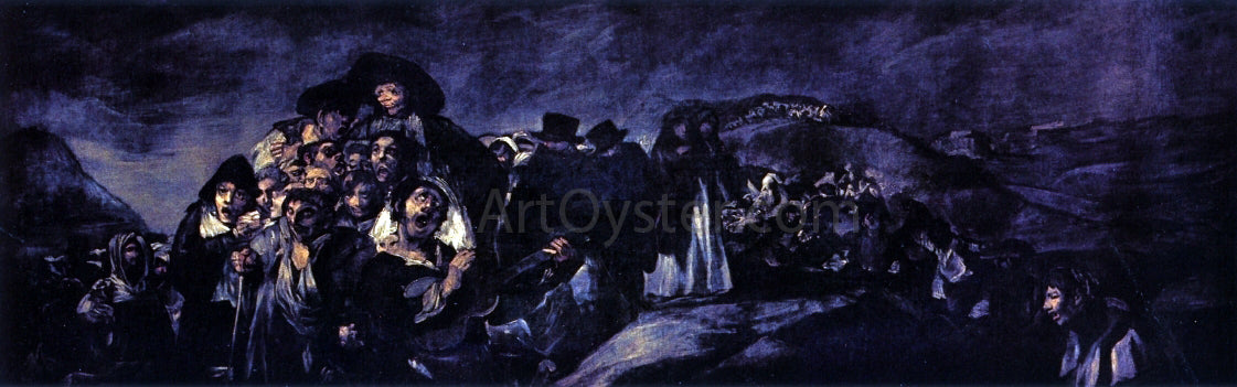  Francisco Jose de Goya Y Lucientes The Pilgrimage of San Isidro - Canvas Print