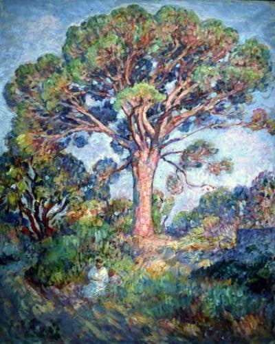  Henri Lebasque The Pine Tree - Canvas Print
