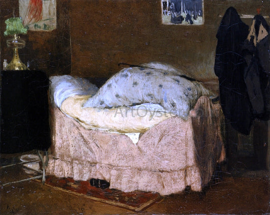  Henri-Jacques Evenepoel The Pink Bed (also known as View of My Bed or My Bedroom) - Canvas Print