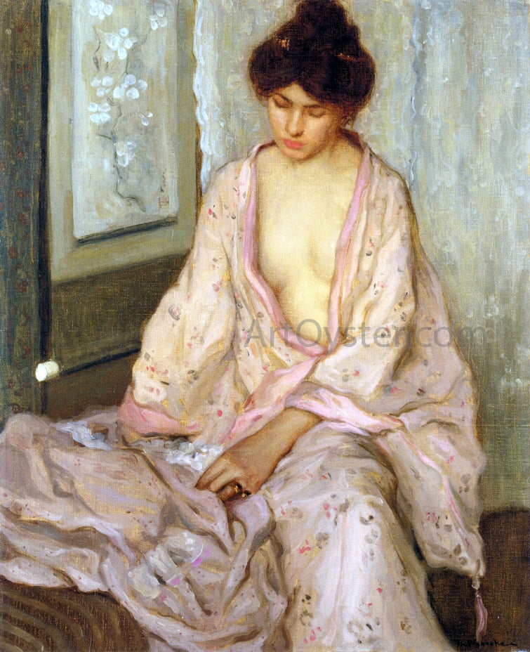  Frederick Carl Frieseke The Pink Kimono - Canvas Print