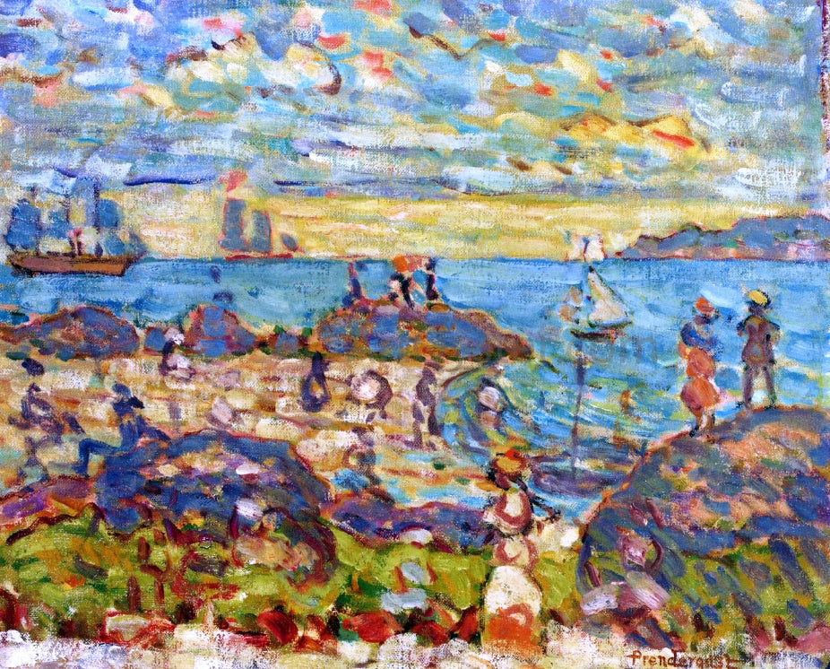  Maurice Prendergast The Point, Gloucester - Canvas Print