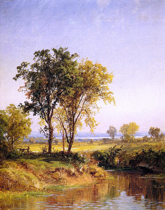  Jasper Francis Cropsey The Pond in Springtime - Canvas Print