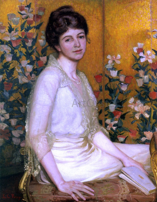  Lilla Cabot Perry The Poppy Screen - Canvas Print