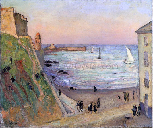  Henri Lebasque The port at Collioure - Canvas Print