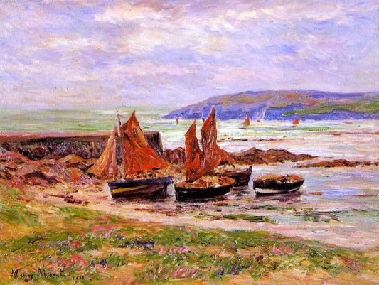  Henri Moret The Port at Loch - Canvas Print