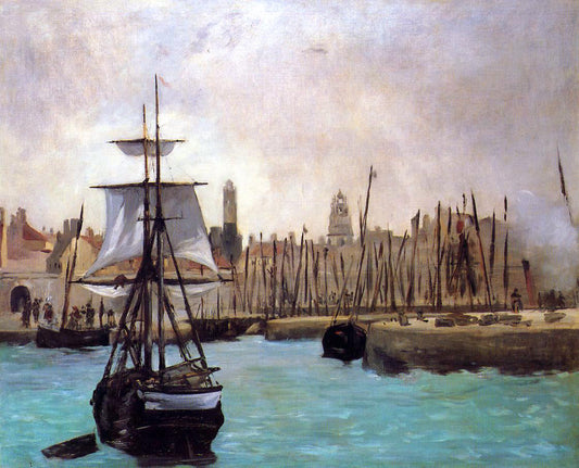  Edouard Manet The Port of Calais - Canvas Print