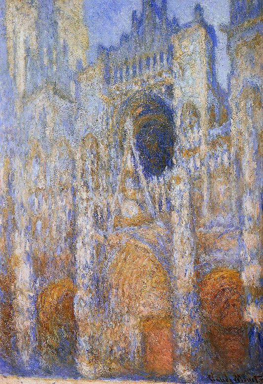  Claude Oscar Monet The Portal of Rouen Cathedral at Midday - Canvas Print