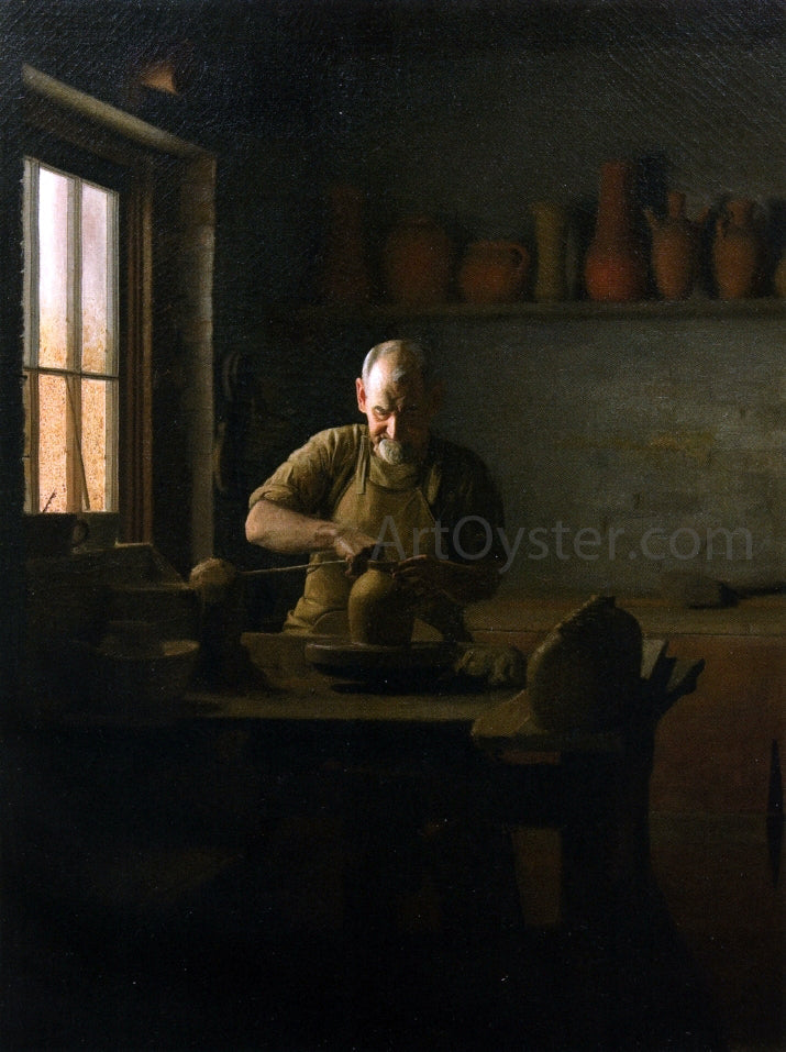  Edmond Thomas Quinn The Potter - Canvas Print