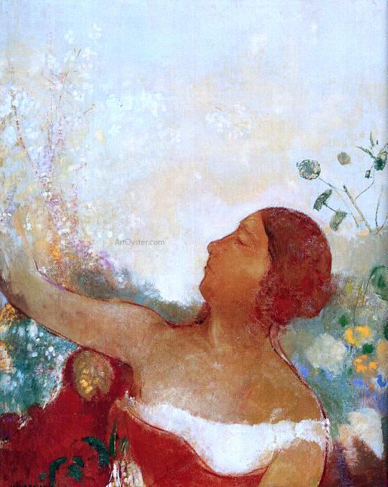  Odilon Redon The Predistined Child (also known as Ophelia) - Canvas Print