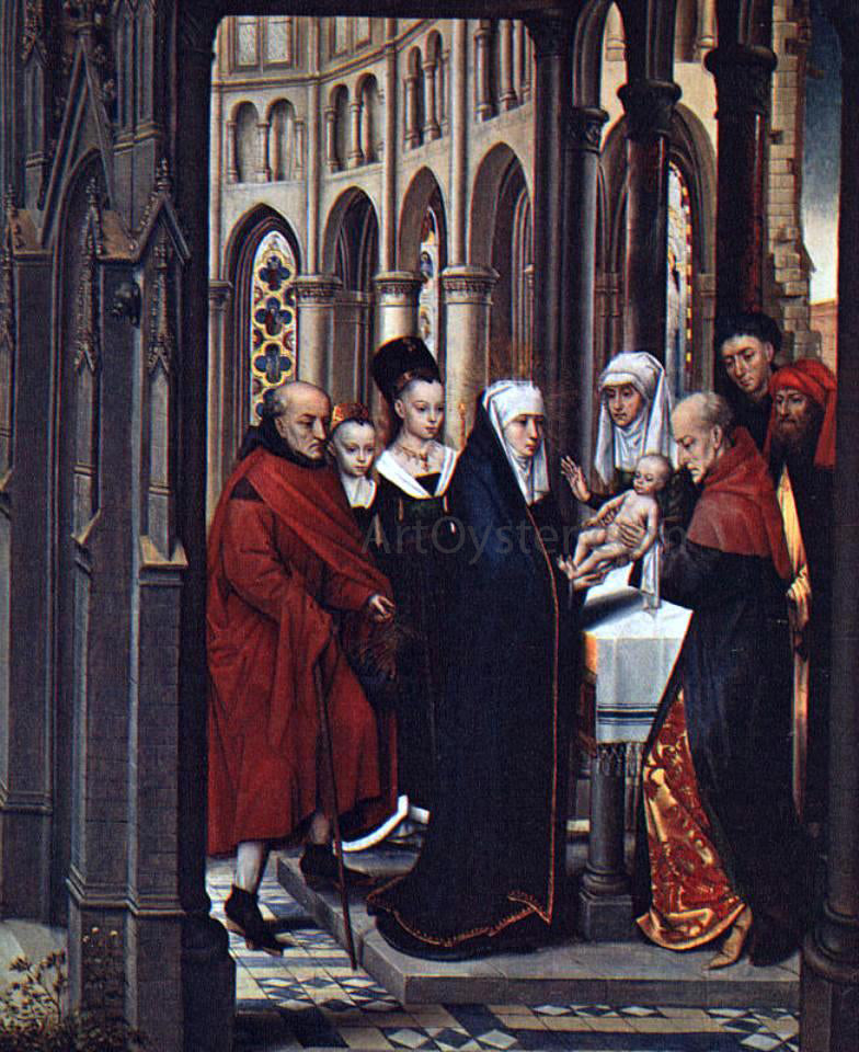  Hans Memling The Presentation in the Temple - Canvas Print