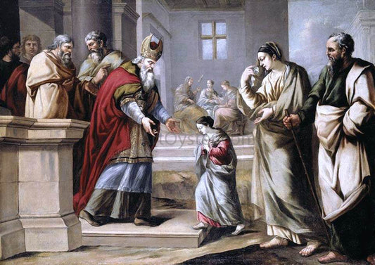 Pierre Mignard The Presentation of the Virgin in the Temple - Canvas Print