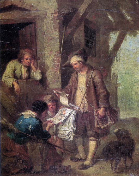  Joseph Conrad Seekatz The Print Seller - Canvas Print