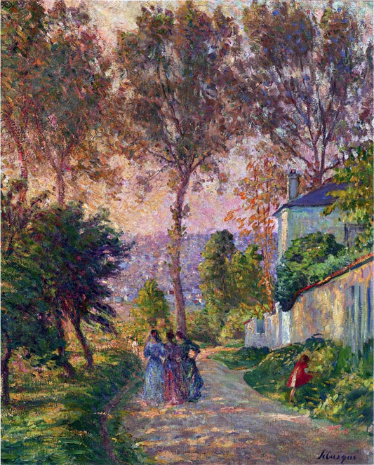  Henri Lebasque The Promenade - Canvas Print