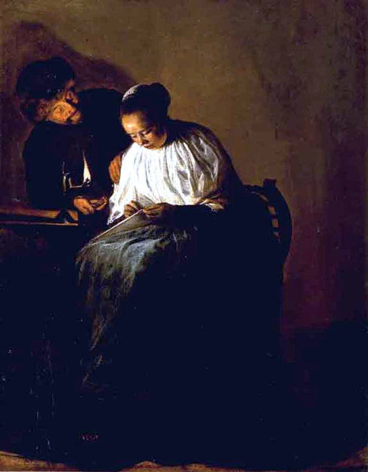  Judith Leyster The Proposition - Canvas Print