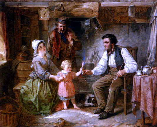  James Stephenson Craig The Proud Mother - Canvas Print