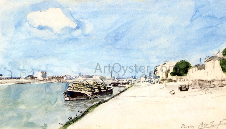  Johan Barthold Jongkind The Quai de Bercy - Canvas Print