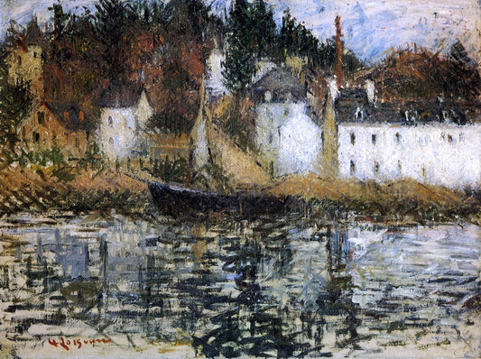  Gustave Loiseau The Quay at Pont Aven - Canvas Print