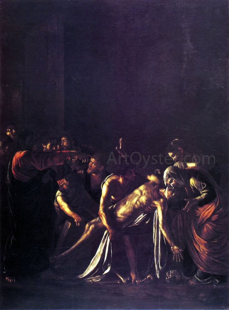  Caravaggio The Raising of Lazarus - Canvas Print