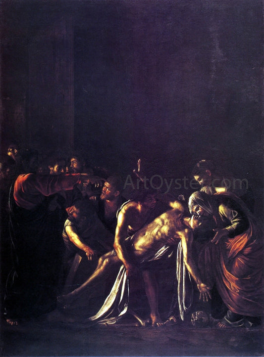  Caravaggio The Raising of Lazarus - Canvas Print