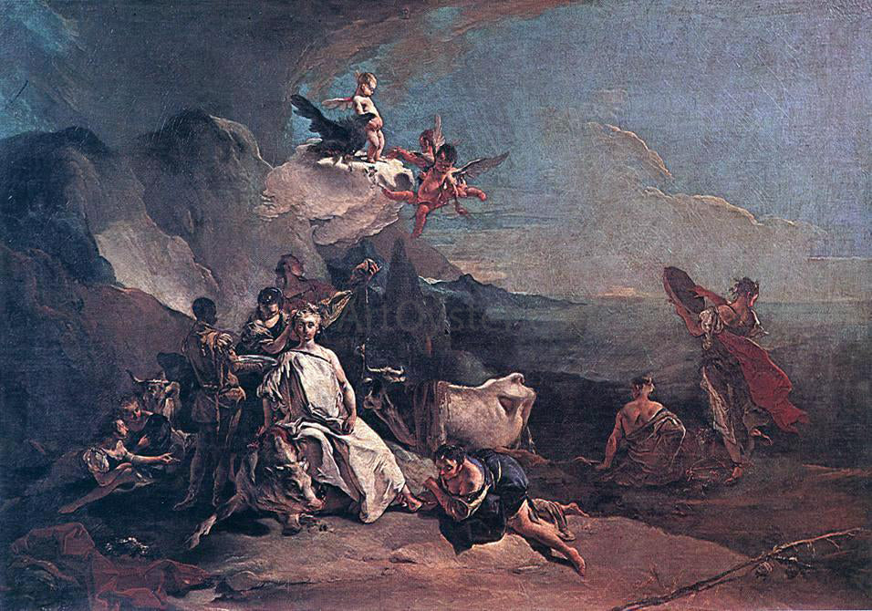  Giovanni Battista Tiepolo The Rape of Europa - Canvas Print